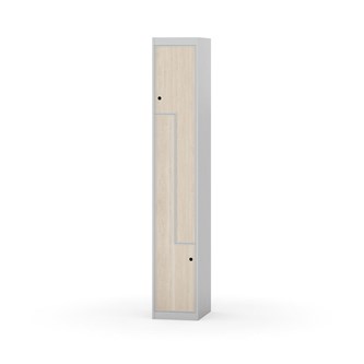 Skolskåp Novis Z plant tak 2 fack B30