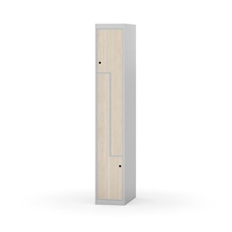 Skolskåp Novis Z plant tak 2 fack B30