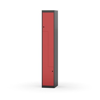 Skolskåp Novis Z plant tak 2 fack B30