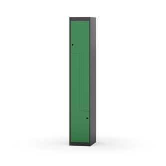 Skolskåp Novis Z plant tak 2 fack B30