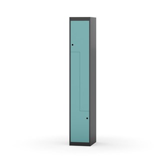 Skolskåp Novis Z plant tak 2 fack B30