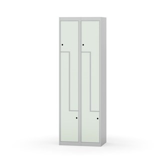 Skolskåp Novis Z plant tak 4 fack B60