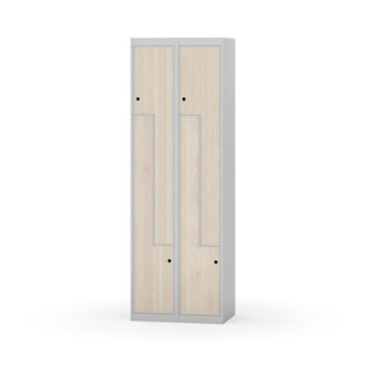 Skolskåp Novis Z plant tak 4 fack B60