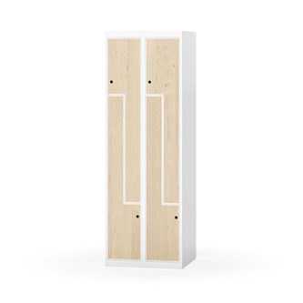 Skolskåp Novis Z plant tak 4 fack B60