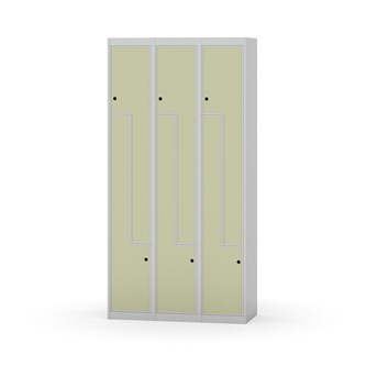 Skolskåp Novis Z plant tak 6 fack B90