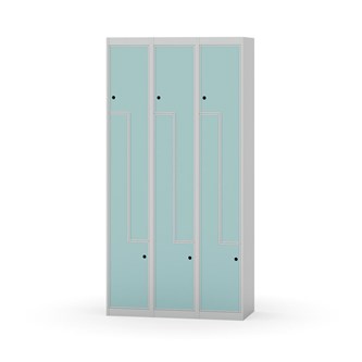 Skolskåp Novis Z plant tak 6 fack B90