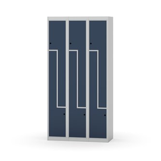 Skolskåp Novis Z plant tak 6 fack B90