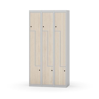 Skolskåp Novis Z plant tak 6 fack B90