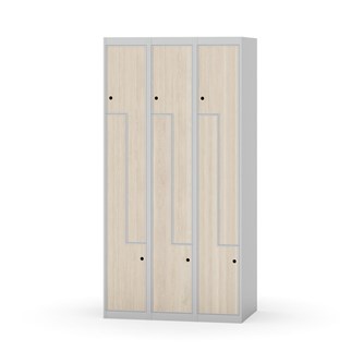 Skolskåp Novis Z plant tak 6 fack B90