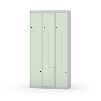 Skolskåp Novis Z plant tak 6 fack B90