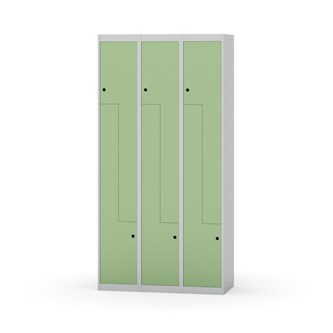 Skolskåp Novis Z plant tak 6 fack B90