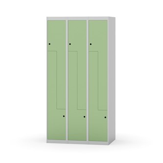 Skolskåp Novis Z plant tak 6 fack B90