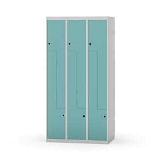 Skolskåp Novis Z plant tak 6 fack B90