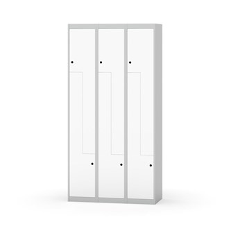 Skolskåp Novis Z plant tak 6 fack B90