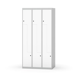 Skolskåp Novis Z plant tak 6 fack B90