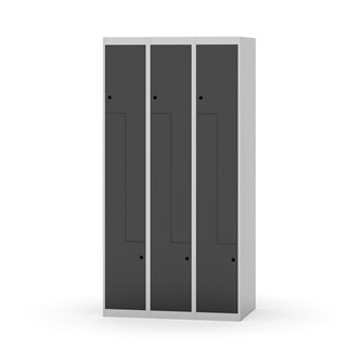 Skolskåp Novis Z plant tak 6 fack B90