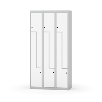 Skolskåp Novis Z plant tak 6 fack B90