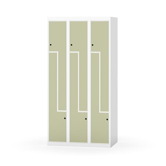 Skolskåp Novis Z plant tak 6 fack B90