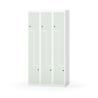 Skolskåp Novis Z plant tak 6 fack B90