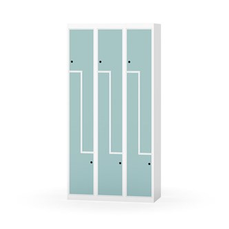 Skolskåp Novis Z plant tak 6 fack B90