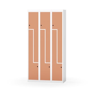 Skolskåp Novis Z plant tak 6 fack B90