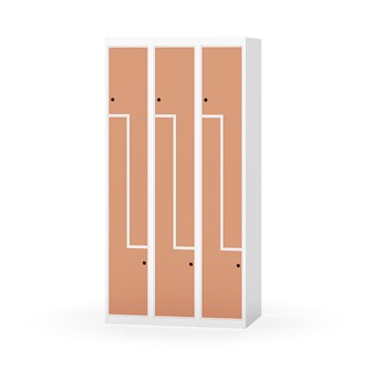 Skolskåp Novis Z plant tak 6 fack B90