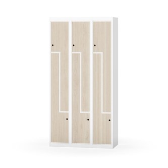 Skolskåp Novis Z plant tak 6 fack B90