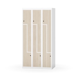 Skolskåp Novis Z plant tak 6 fack B90