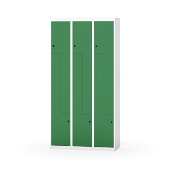 Skolskåp Novis Z plant tak 6 fack B90