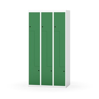 Skolskåp Novis Z plant tak 6 fack B90