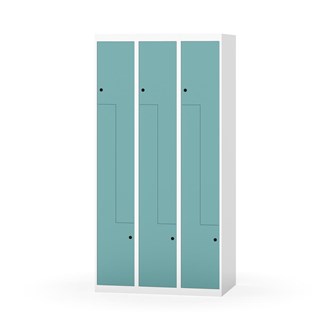 Skolskåp Novis Z plant tak 6 fack B90