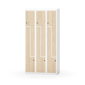 Skolskåp Novis Z plant tak 6 fack B90