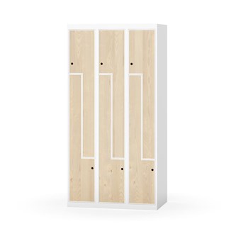 Skolskåp Novis Z plant tak 6 fack B90