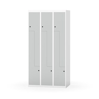 Skolskåp Novis Z plant tak 6 fack B90