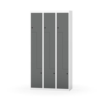 Skolskåp Novis Z plant tak 6 fack B90