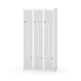 Skolskåp Novis Z plant tak 6 fack B90