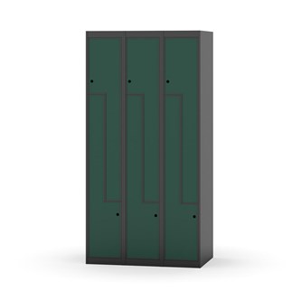 Skolskåp Novis Z plant tak 6 fack B90