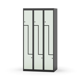 Skolskåp Novis Z plant tak 6 fack B90