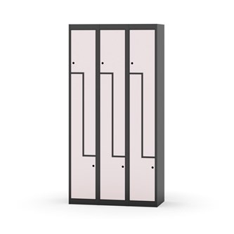 Skolskåp Novis Z plant tak 6 fack B90