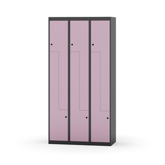 Skolskåp Novis Z plant tak 6 fack B90