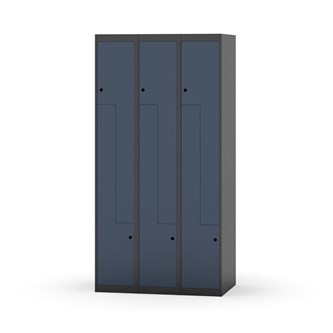 Skolskåp Novis Z plant tak 6 fack B90