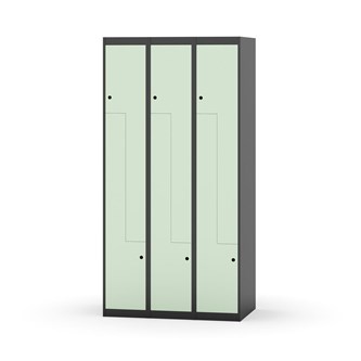 Skolskåp Novis Z plant tak 6 fack B90