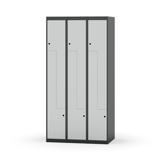 Skolskåp Novis Z plant tak 6 fack B90