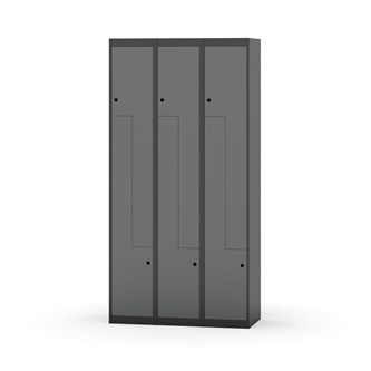 Skolskåp Novis Z plant tak 6 fack B90