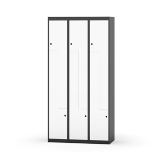 Skolskåp Novis Z plant tak 6 fack B90