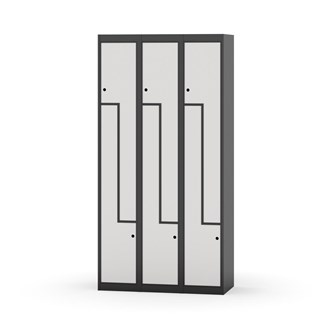 Skolskåp Novis Z plant tak 6 fack B90