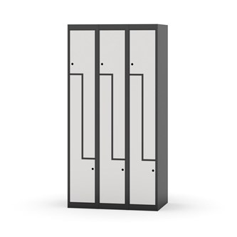 Skolskåp Novis Z plant tak 6 fack B90