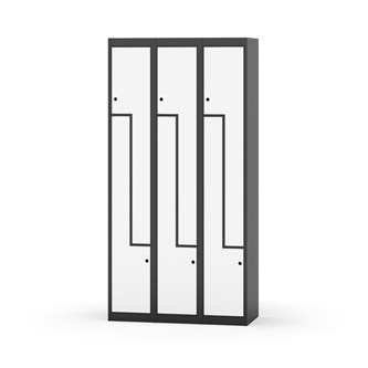 Skolskåp Novis Z plant tak 6 fack B90