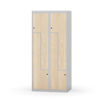 Skolskåp Novis Z plant tak 4 fack B80