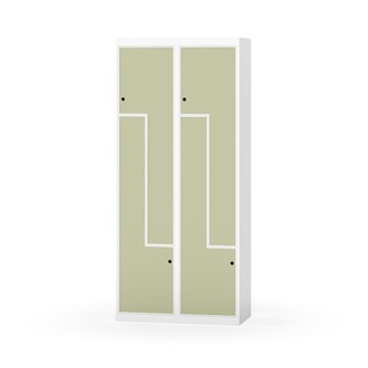 Skolskåp Novis Z plant tak 4 fack B80